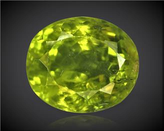 Natural Peridot Certified  6.29 CTS (9539)